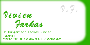 vivien farkas business card